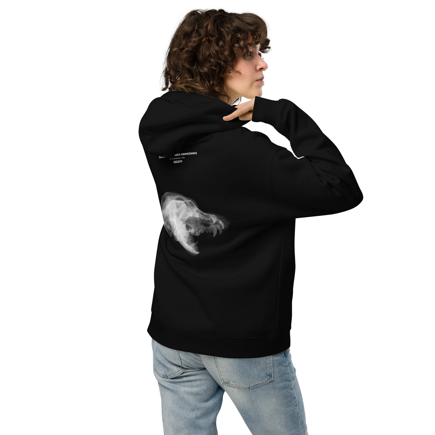X-Ray Skull Unisex oversized hoodie