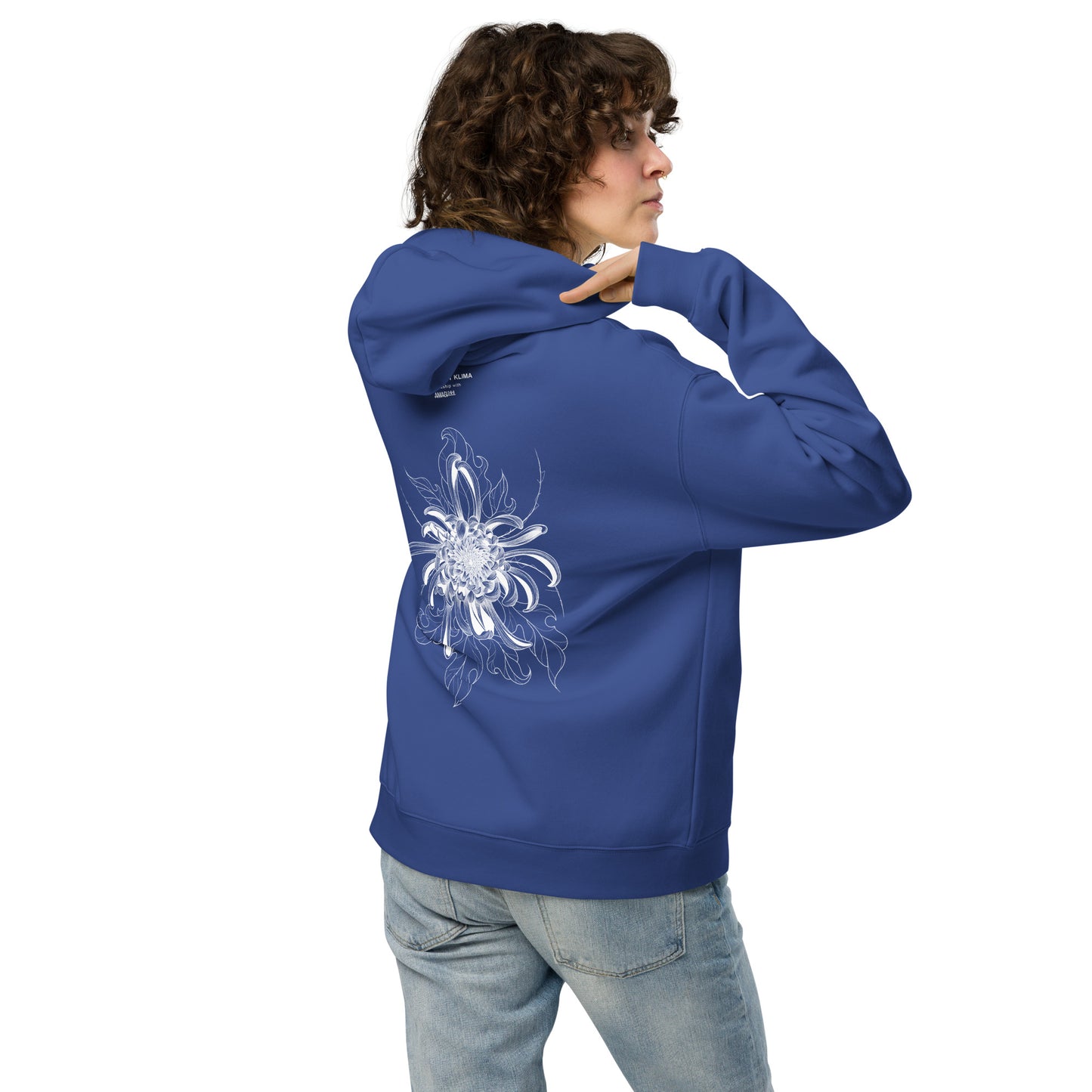 Floral Unisex oversized hoodie