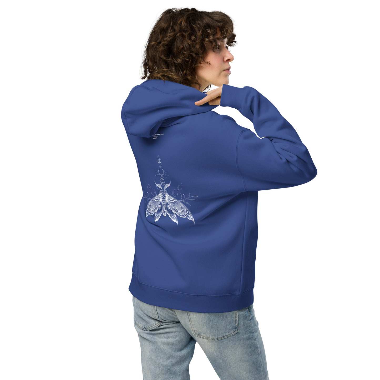 Moth Unisex oversized hoodie