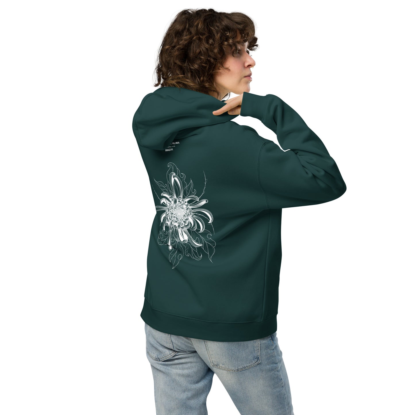 Floral Unisex oversized hoodie