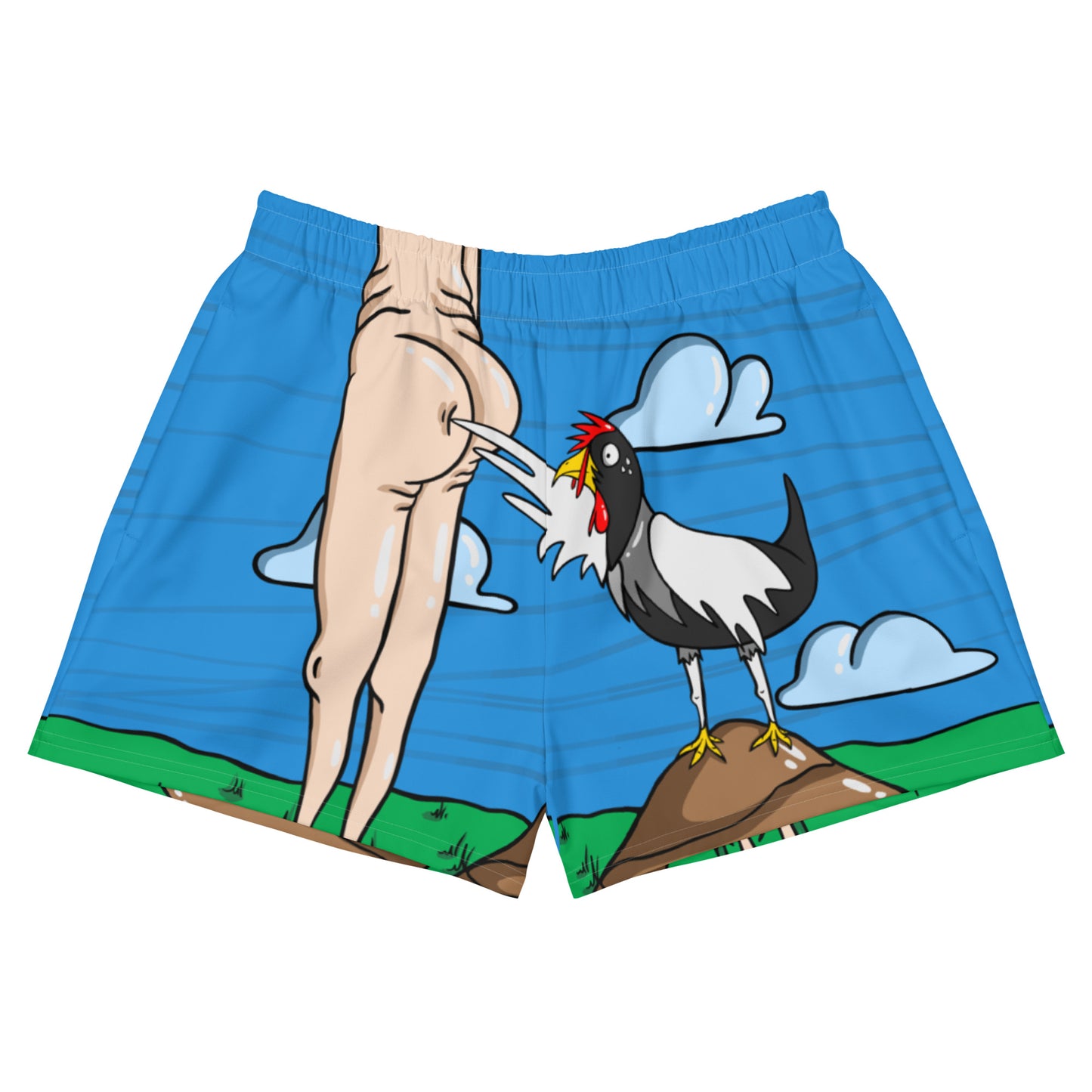 Myrajjal Butts Chicken Unisex Shorts