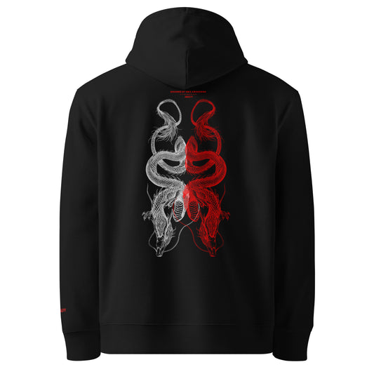 Inks Awakening Double Dragon Unisex Hoodie