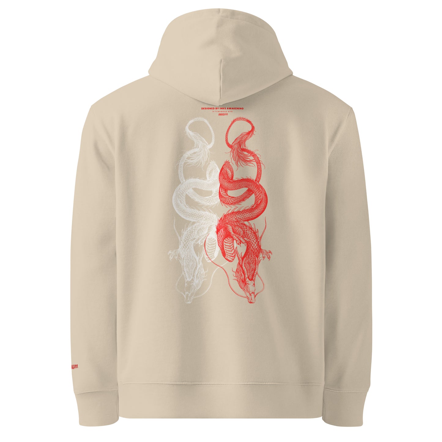 Inks Awakening Double Dragon Unisex Hoodie