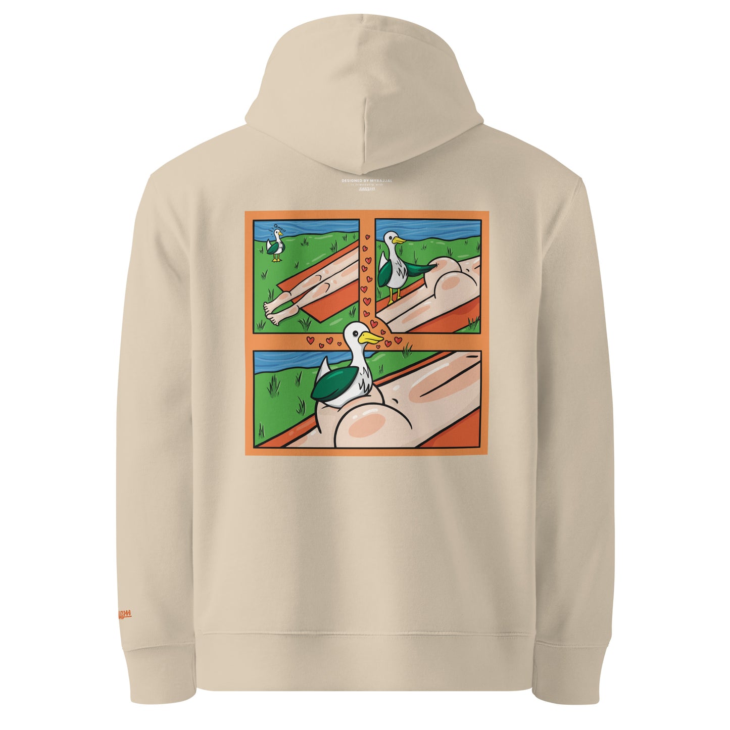 Myrajjal Butts Duck Unisex Hoodie