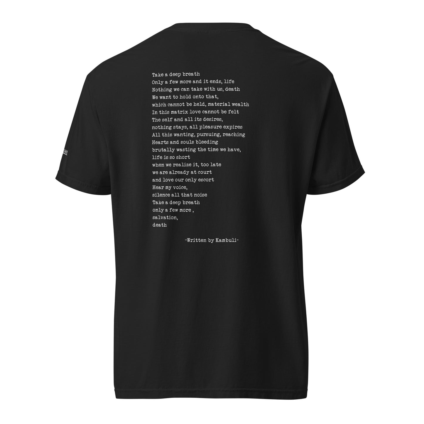 Kambuli poem *Breath* Unisex T-Shirt