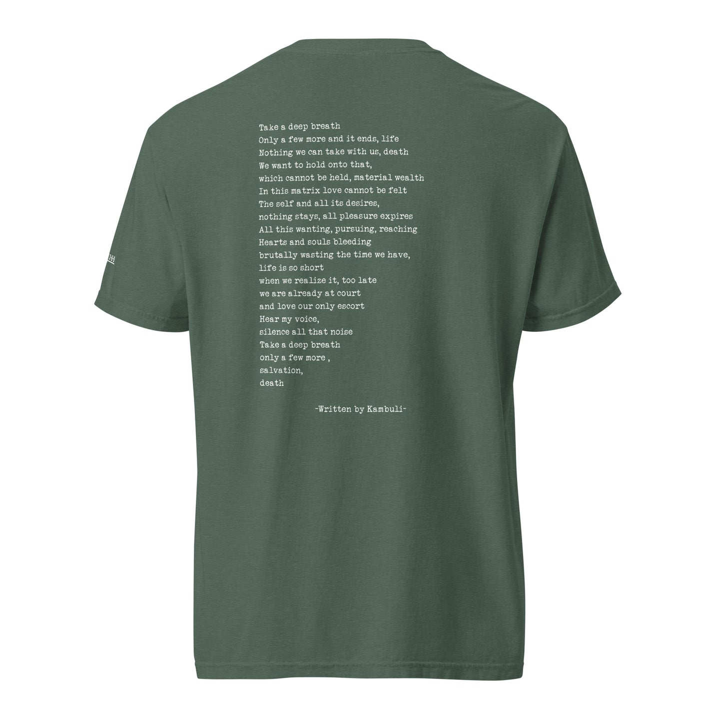 Kambuli poem *Breath* Unisex T-Shirt