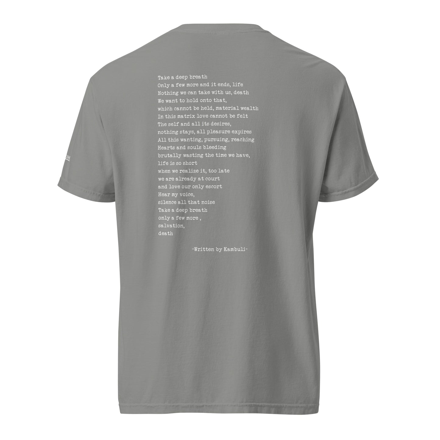 Kambuli poem *Breath* Unisex T-Shirt