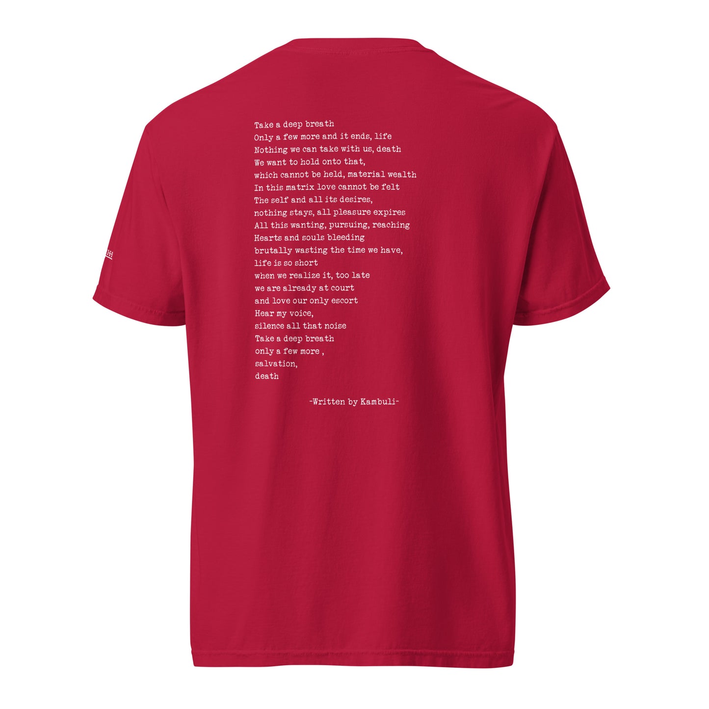 Kambuli poem *Breath* Unisex T-Shirt