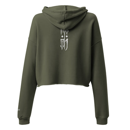 Humberto Eyes Women Cropped Hoodie V1