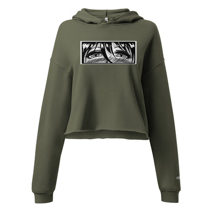 Humberto Eyes Women Cropped Hoodie V1