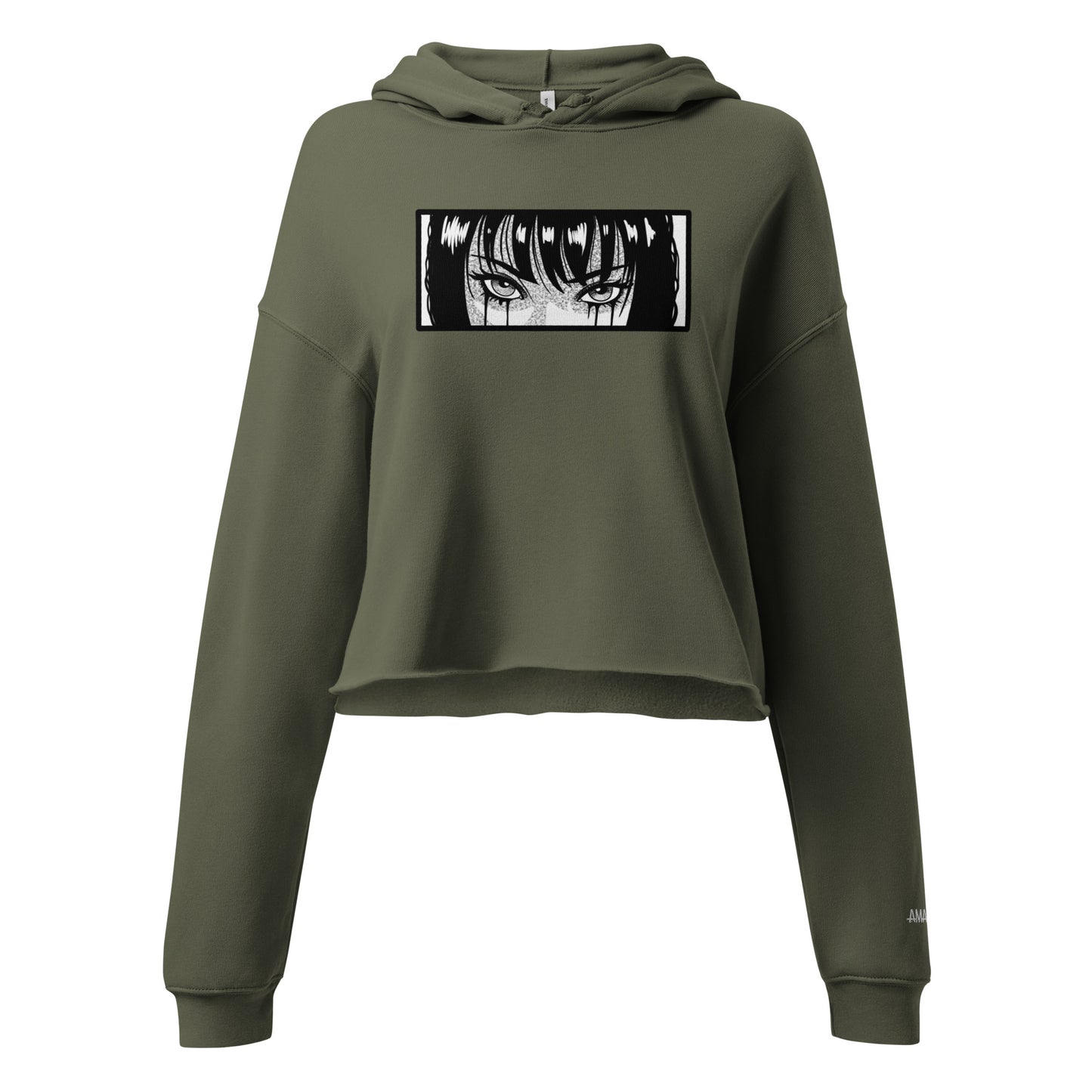 Humberto Eyes Women Cropped Hoodie V2